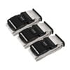 3PK Paklite Luggage Strap Accessory w/ 3 Digit Combination Lock 5x184cm Grey