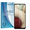 2 Pack MEZON Samsung Galaxy A12 Clear Tempered Glass Screen Protectors
