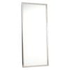 Metlam Australia 450mm x 1000mm Satin Stainless Steel Framed Mirror