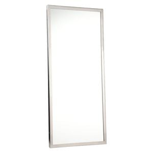 Metlam Australia 450mm x 1000mm Satin Stainless Steel Framed Mirror