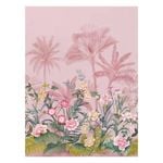 Pink Palm Tree Paradise Blush Mural Wallpaper  210cm x 80cm