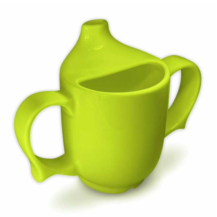 Dignity By Wade Two Handled Feeding Cup, 250ml, Green