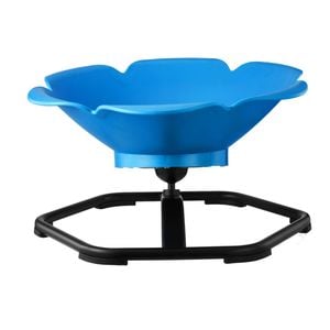 Vevor 220 Lbs Capacity Kids Swivel Chair Blue With Non-slip Metal Base For Balance Focus