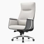Eureka Royal II, High Back Executive Office Chair - BEIDGE GREY