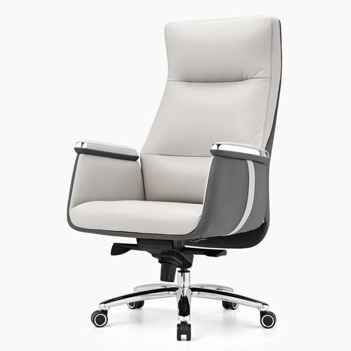 Eureka Royal II, High Back Executive Office Chair - BEIDGE GREY