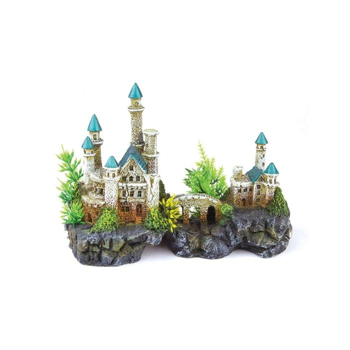 Kazoo Mountain Castle W/Plants Small (18700)