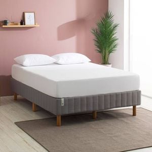 Zinus Queen Bed Frame 40cm Ensemble Base - Grey