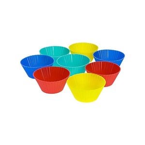 Professional Bake Silicone 12 Piece Muffin Cup Set 100% Silicone Soffritto