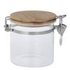 Glass Cannister With Bamboo Lid