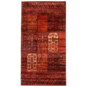 The Estate Collection 80 x 150cm Red Panel Romantic Rug