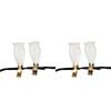 2x 2pc Urban Products Kinkora Flower Clip Vases Clear