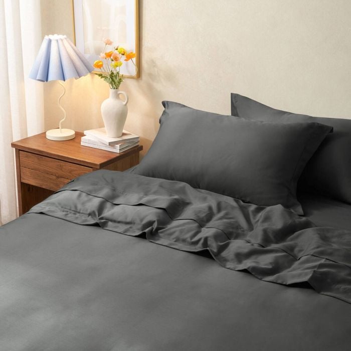 Sheraton Luxury Maison 1000TC Cotton Bed Quilt Cover Set Super King Fossil