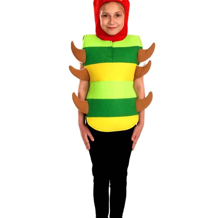 Green Hungry Caterpillar Kids Book Week Costume - Small
