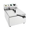 Nisbets Essentials Single Tank Electric Fryer Countertop 5ltr Stainless Steel 2.2kw Commercial Kitchen Equipment