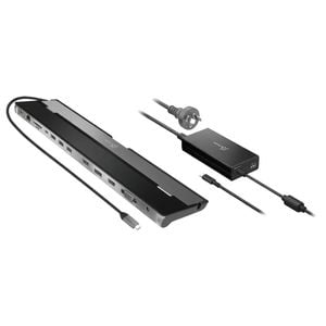J5create Usb-c Triple Monitor Extender Docking Station W/ 100w Pd Adapter