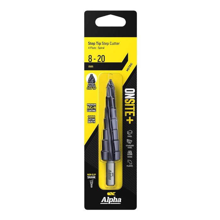 Alpha Onsite+ 8-20mm Step Tip Step Cutter