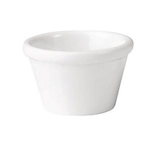 Ryner Ramekin Melamine White 45ml Commercial Kitchen Sauce Dish