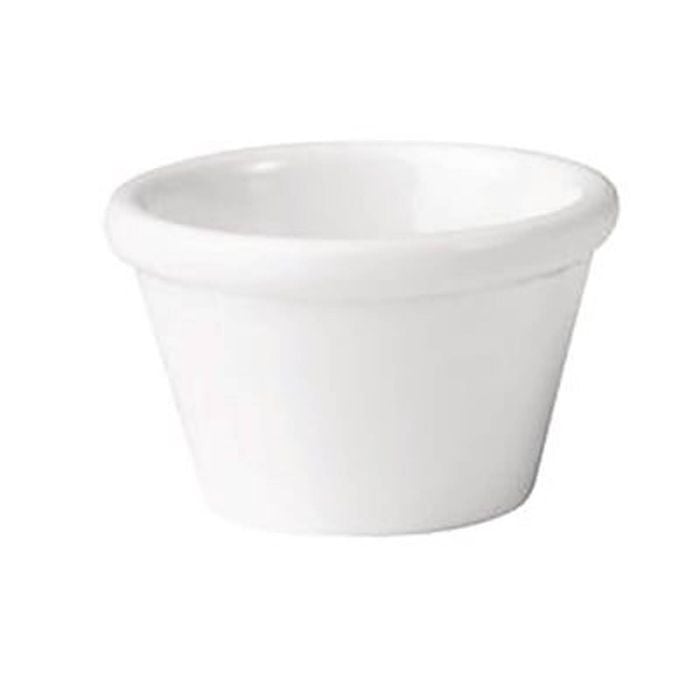 Ryner Ramekin Melamine White 45ml Commercial Kitchen Sauce Dish