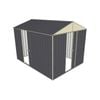 Build-a-Shed 2.3 x 3.0 x 2.3m Front Gable Two Single Sliding Doors Shed - Grey