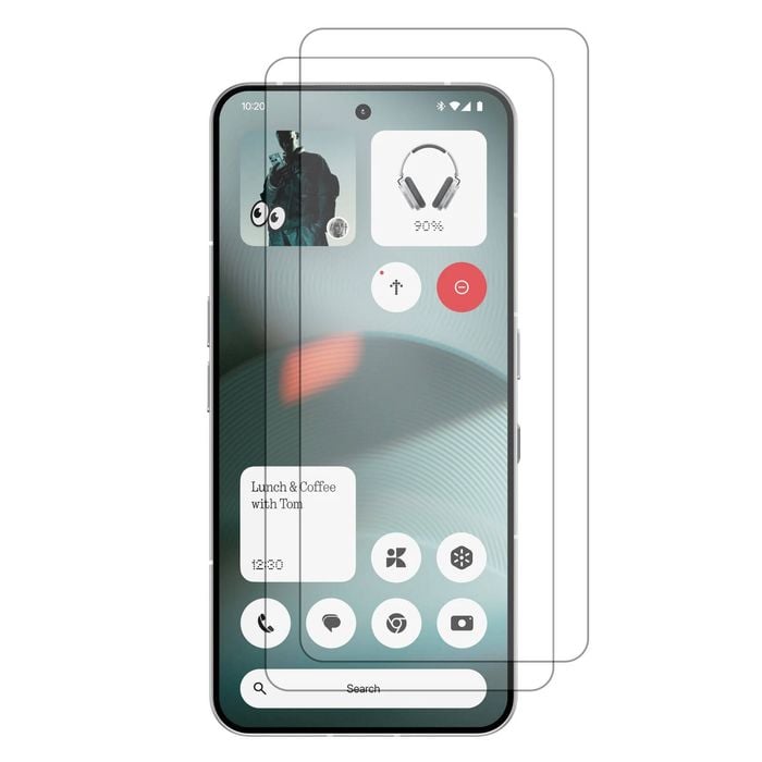 2 Pack MEZON Nothing Phone (3) Clear Tempered Glass Screen Protectors