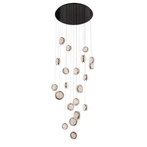 Vencha Yoyo 21 Light Tri-Colour LED Pendant - Black