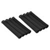 Cal Custom Heat Solutions Black 7.87" Spark Plug Heat Sleeves Set Of 8, Wire Lead Boot
