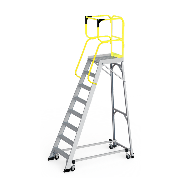 Bailey 2.2m 150kg Industrial Aluminium Order Picking Platform 8