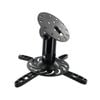 Black Projector Mount Bracket Fixed 20cm suits Flat or Angled Ceiling