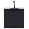 AlfrescoPlus Black Onyx Double Sink Module