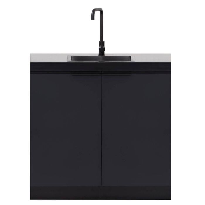 AlfrescoPlus Black Onyx Double Sink Module