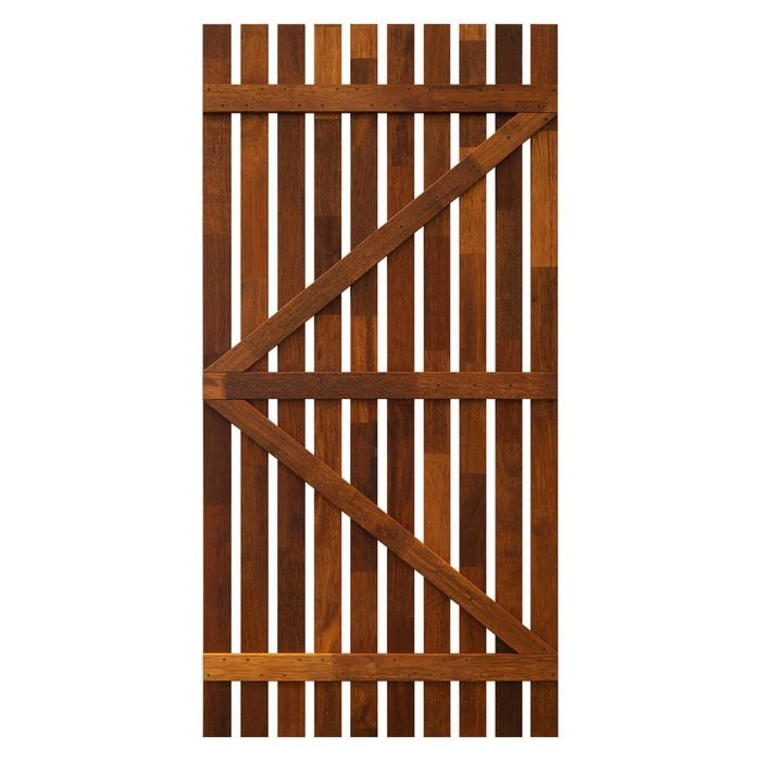 SpecRite 1800 x 900mm Merbau Pre-Oiled Vertical Slat Gate