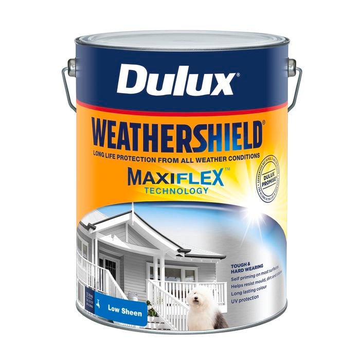 Dulux 10L Ultra Deep Low Sheen Weathershield Exterior Paint