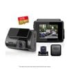 Elinz 2 CH Dash Cam 4K+1080P WiFi GPS Supercapacitor Sony Starvis 32GB U3 Card