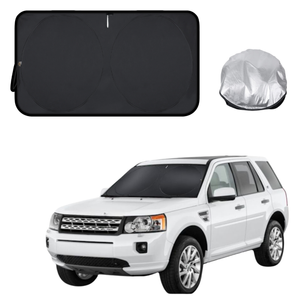Front Windscreen Sun Shade for Land Rover Freelander 2014 - Current L359 - XL 160 x 100 cm - Black