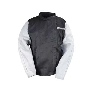 Bossweld Large FR40 Welder Jacket With Leather Sleeves