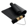 Powertrain TPE Yoga Exercise Pilates 6mm Mat - Black