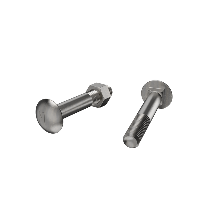 ZENITH M12 x 75mm Stainless Steel 304 Grade Cup Head Bolts And Nuts