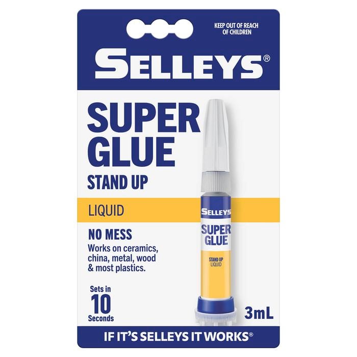 Selleys 3mL Super Glue Stand Up Bottle