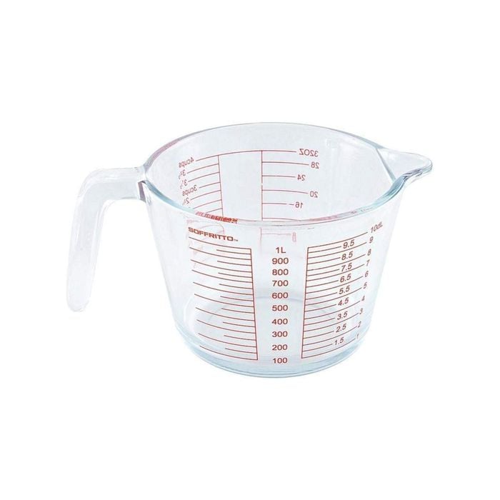 Soffritto Pure Glass Measuring Jug 1L