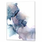 Ice Cold Indigo | 60 x 80cm Stretched Canvas Print