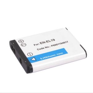 Nikon Camera EN-EL19 Coolpix A100 W100 S7000 S3100 S3600 S33 S6500 S2500 S2600 Replacement Battery
