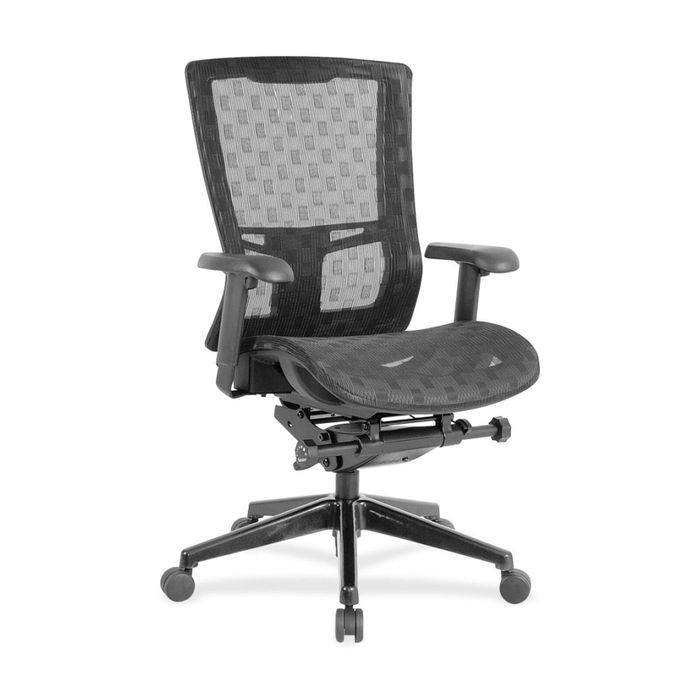 Lorell High-Back Ergonomic Mesh Swivel Chair Black