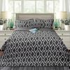 Ramesses Alena 4 Pieces Reversible Ultrasonic And Embossed Micro Flannel Comforter Set
