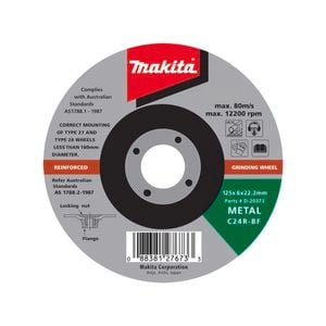 Makita 125 x 6.0 x 22.23mm C24R Grit Grinding Disc