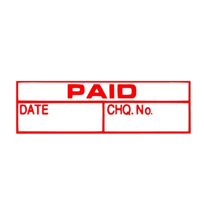 X-Stamper Self Inking Message Stamp (Paid/Date/Chq)