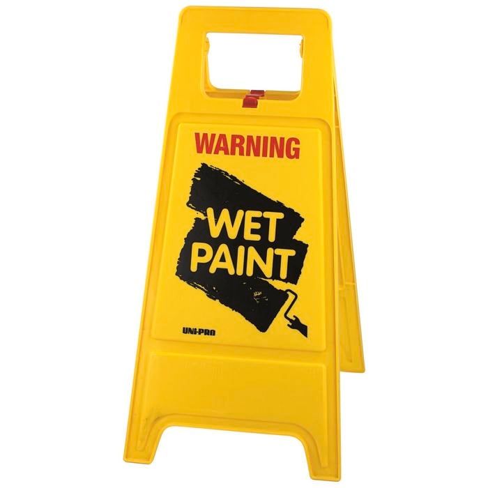 UNi-PRO Caution Wet Paint Warning Sign