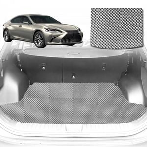 6D Diamond Car Boot Mat for Lexus ES 70R2019-Current-Sedan-Cargo Mat-Grey-Outback GT