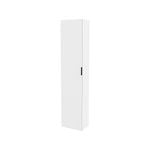 Lugna 2048 x 450 x 280mm White 5 Shelf 1 Left Hand Door Cabinet - White