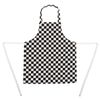 Whites Childrens Bib Apron Big Black And White Check Polycotton 510x685mm Kids Chef Wear