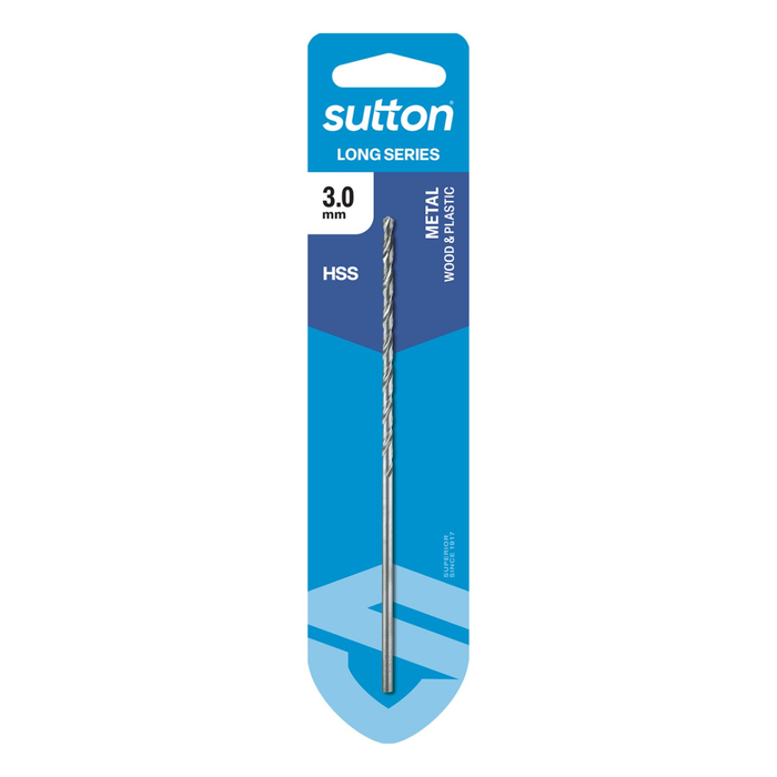 Sutton Tools 3.0mm Long Series Jobber Drill Bit